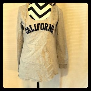 Womens pull over hoodie